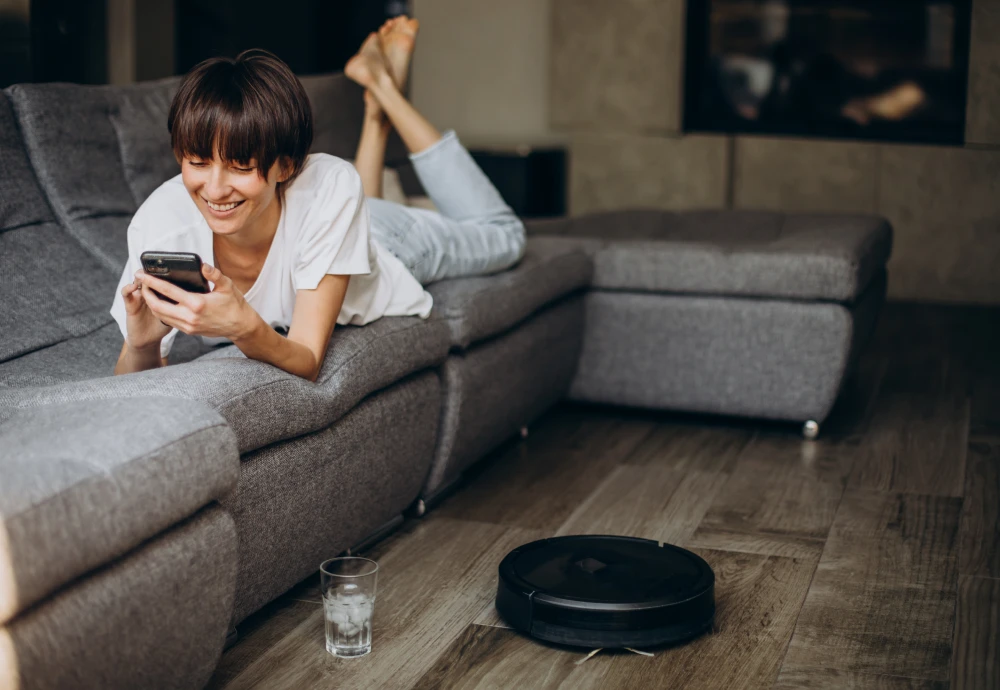 robot vacuum cleaner hardwood floor